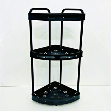 3 Tier Wall Hanging Aluminium Corner Shelf ALP2205-1