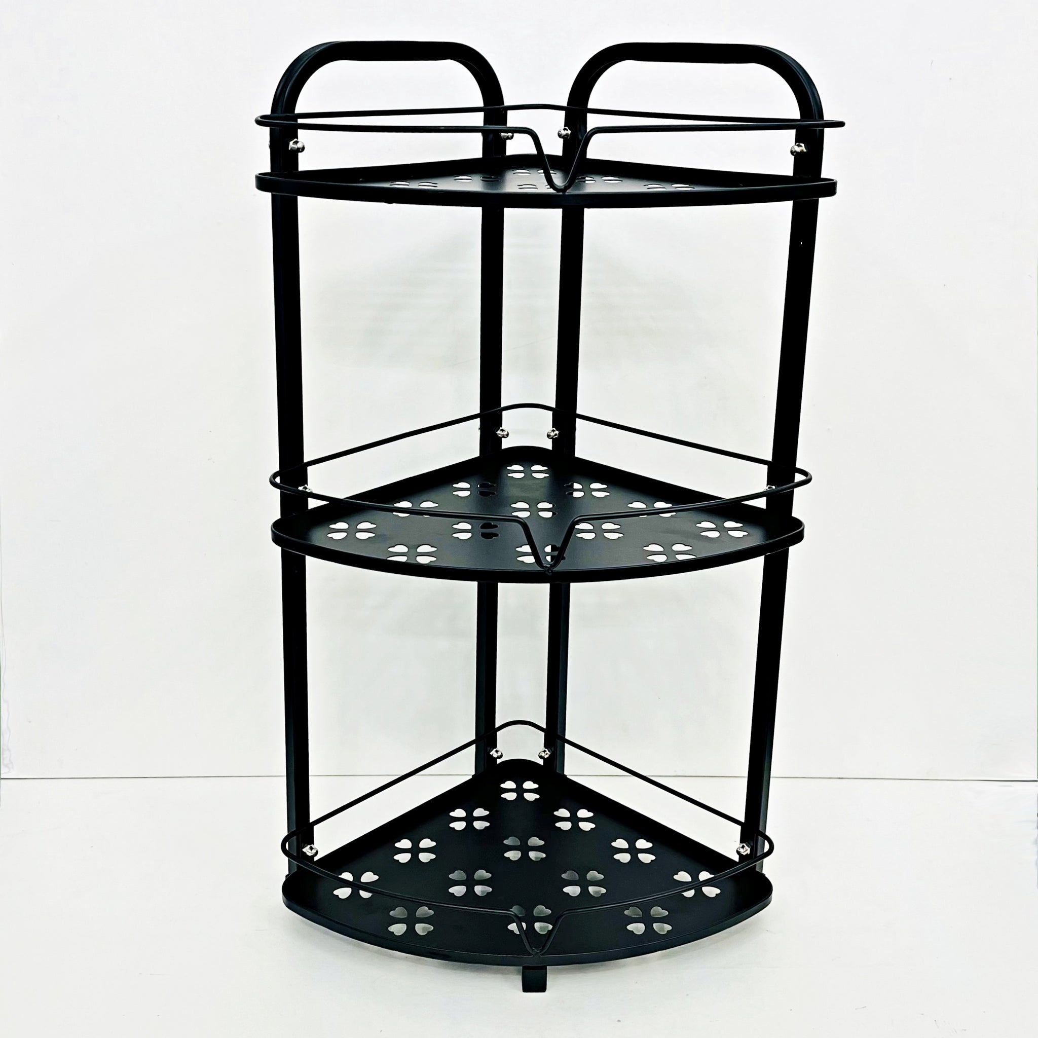 3 Tier Wall Hanging Metal Corner Shelf ALP2206