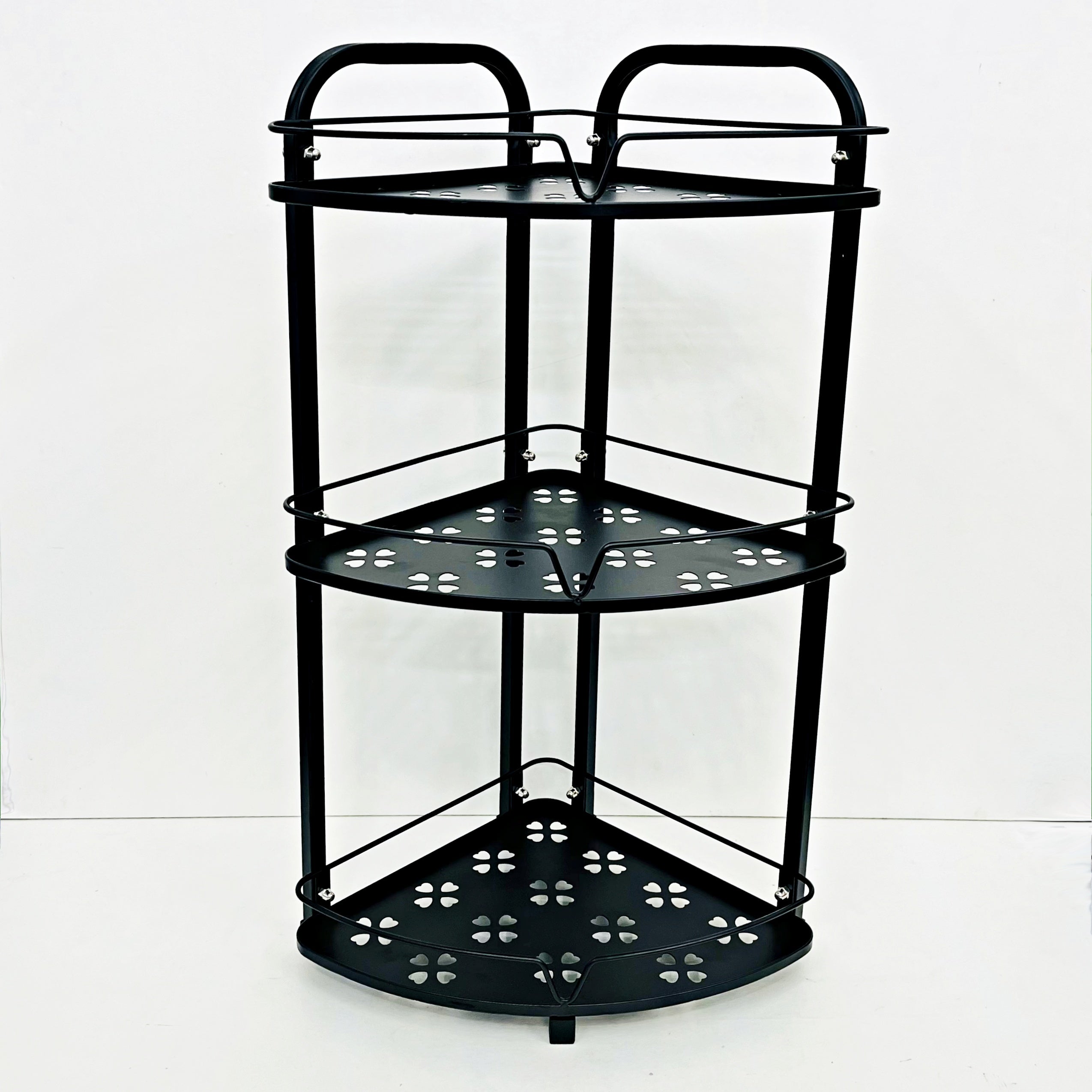 3 Tier Wall Hanging Metal Corner Shelf ALP2206