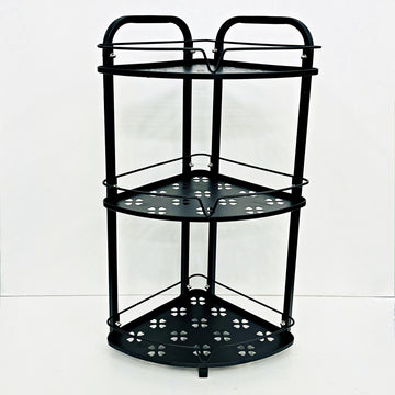 3 Tier Wall Hanging Metal Corner Shelf ALP2206