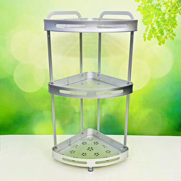 3 Tier Wall Hanging Aluminium Corner Shelf ALP2207