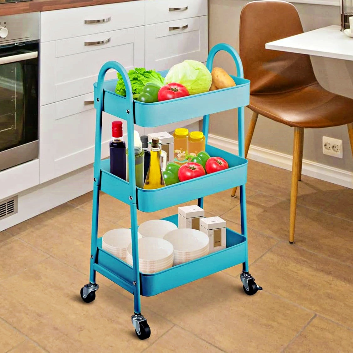 3 Tier Fruit Vegetable Storage Basket Kitchen Rack ALP2212