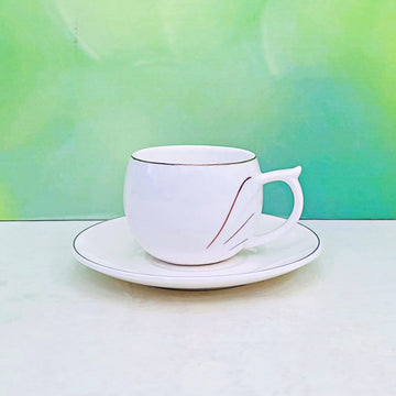 12 Pcs Ceramic Tea Cup & Saucer Set RY3156