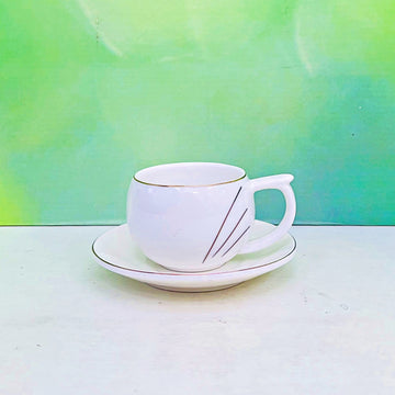 12 Pcs Ceramic Tea Cup & Saucer Set RY3157