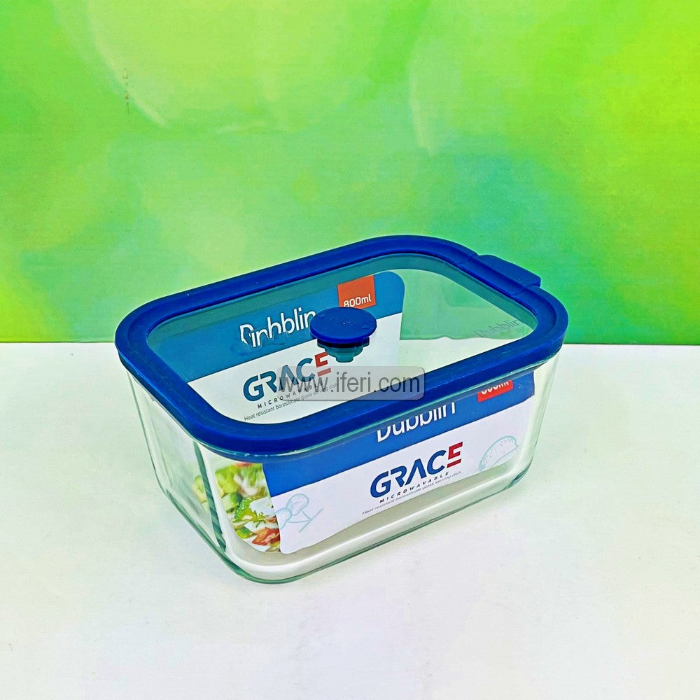 800ml Premium Oven Proof Glass Food Container SJ096