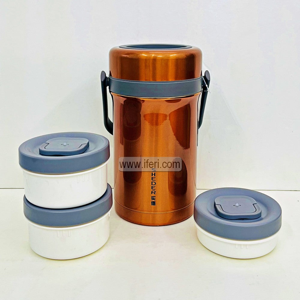 3 Layer Stainless Steel Lunch Carrier, Tiffin Carrier MT588