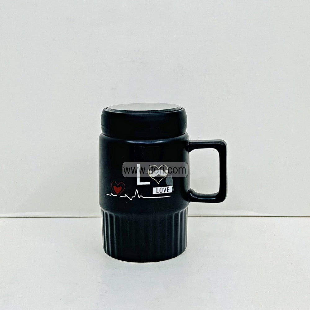 5.1 Inch Ceramic Coffee Mug with Lid TG1709