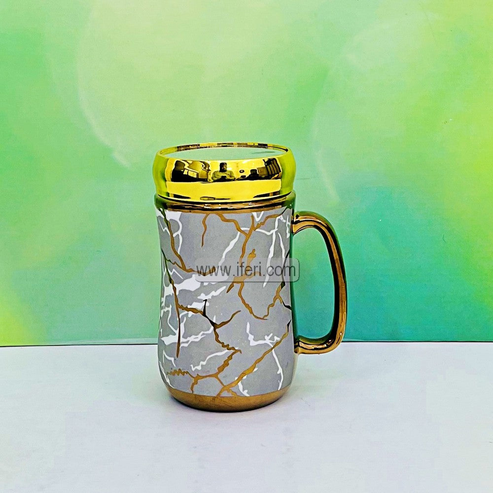 5.5 Inch Ceramic Coffee Mug with Lid TG1717