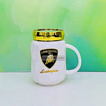 5.1 Inch Ceramic Coffee Mug with Lid TG1718