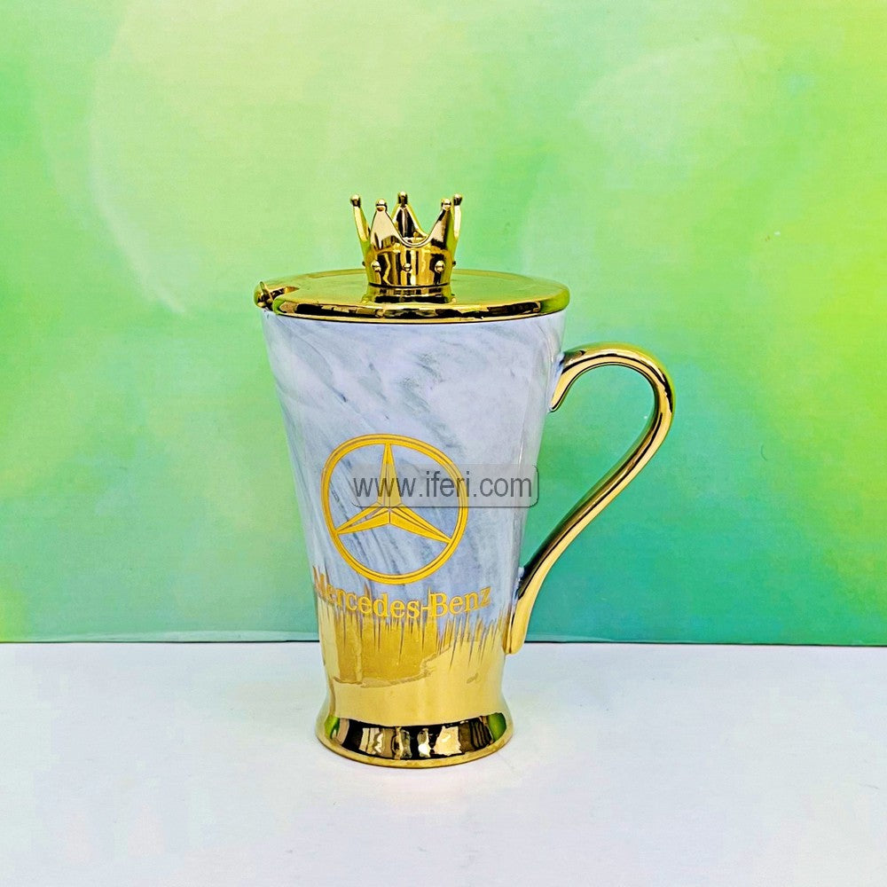 6.3 Inch Ceramic Coffee Mug with Lid & Spoon TG1720