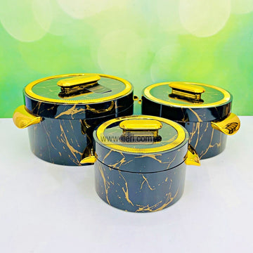 3 Pcs Food Storage Hotpot / Thermoware Casserole Set TG1733