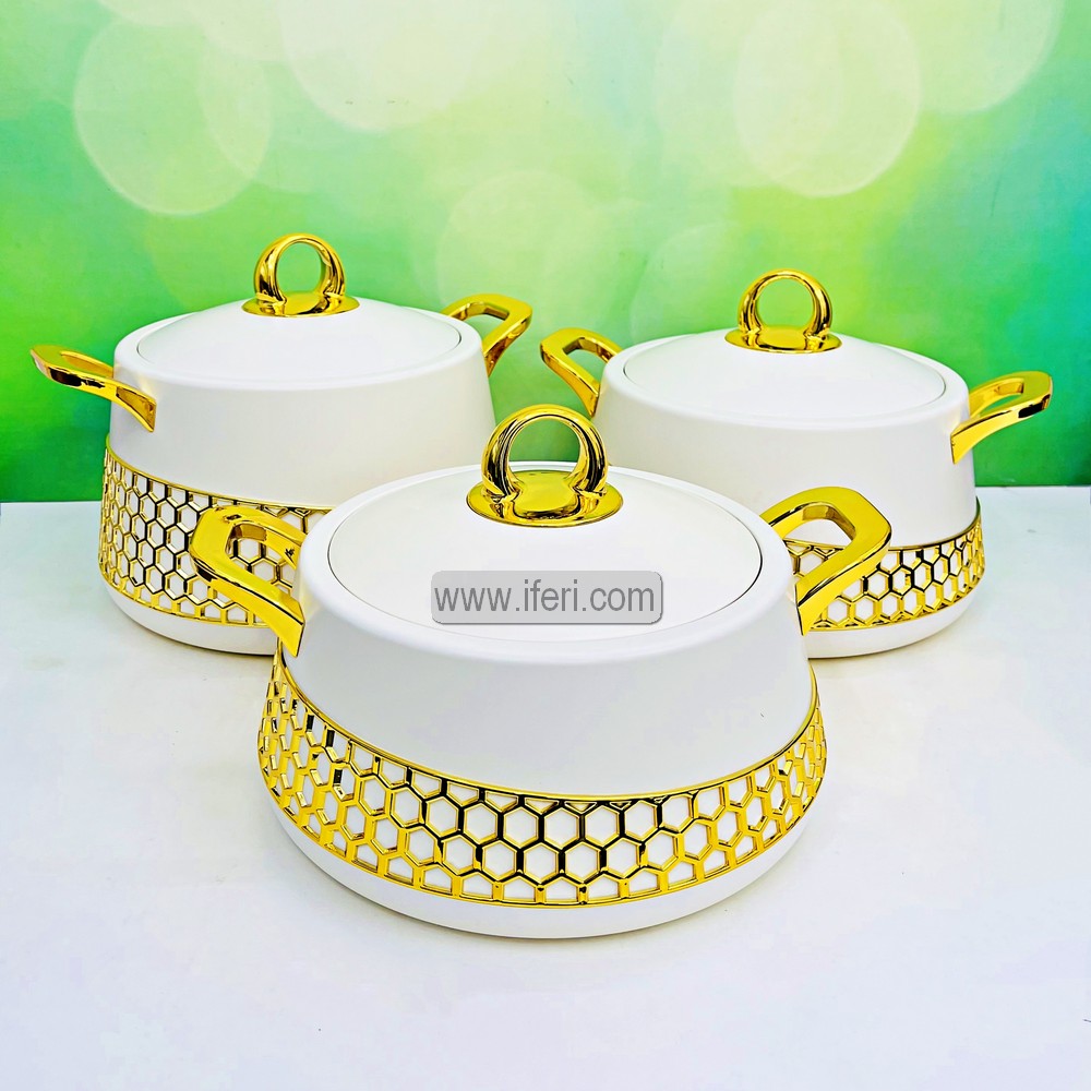 3 Pcs Food Storage Hotpot / Thermoware Casserole Set TG1735