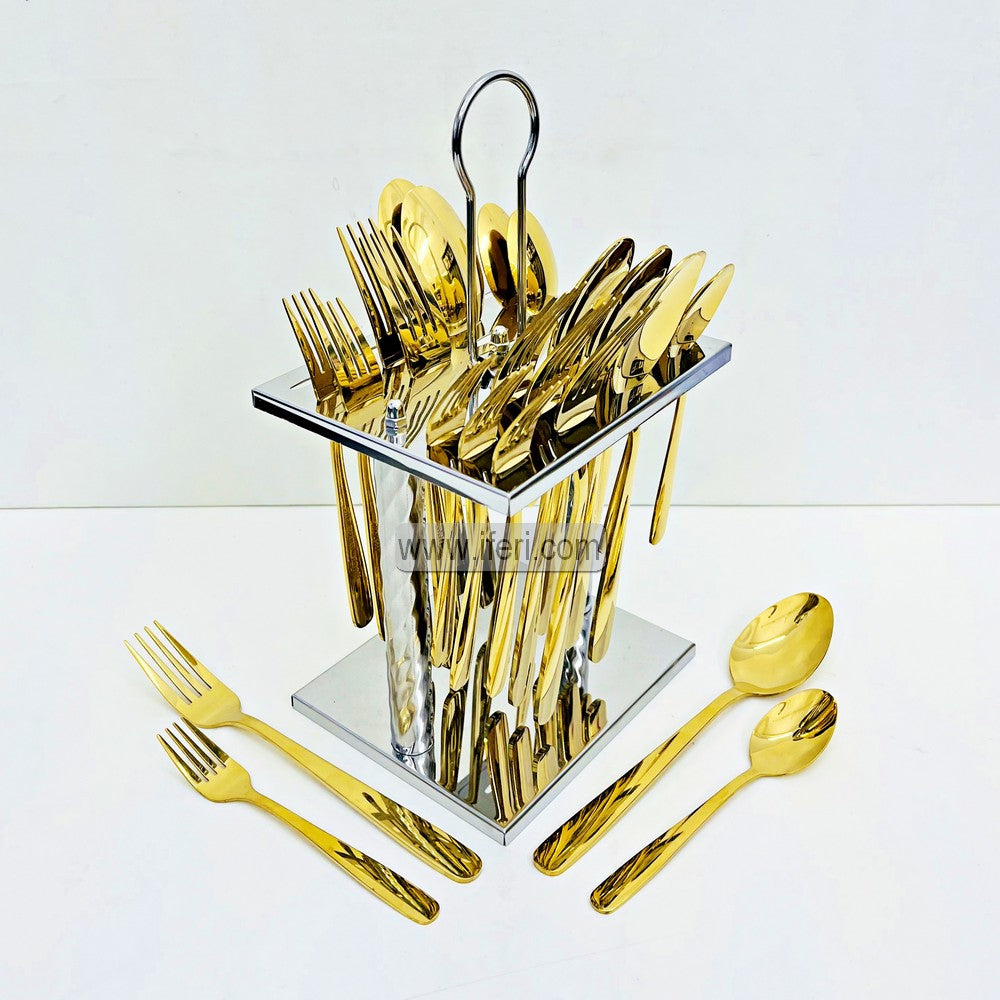 24 Pcs Stainless Steel Cutlery Set with Stand TG1747