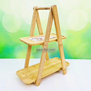 2 Tier Bamboo Cake, Dessert, Appetizer Serving Stand TG1768