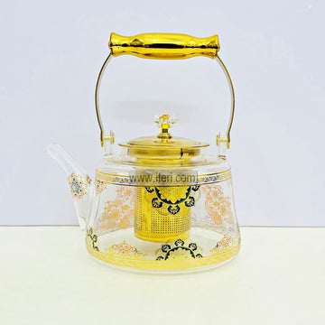 1100ml Tempered Glass Tea Pot with Infuser RY3306