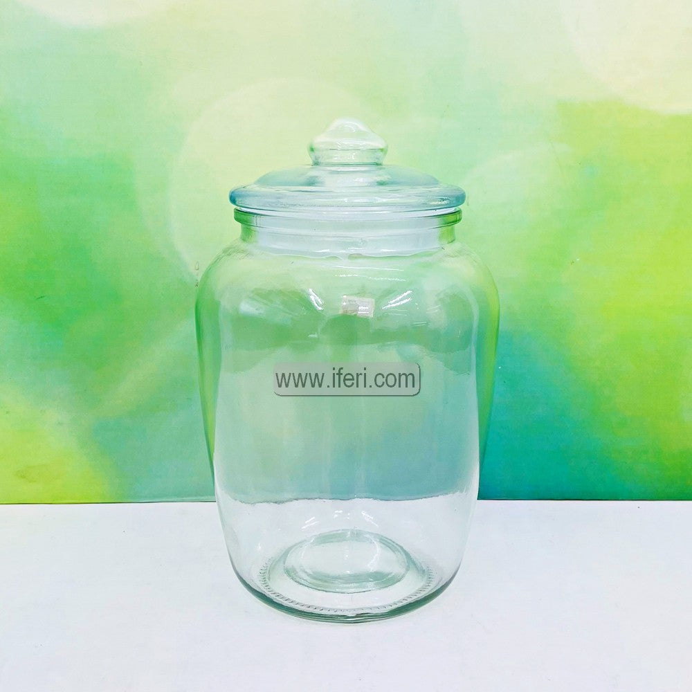 8.5 Inch Airtight Glass Cookie Jar / Pickle Jar / Spice Jar BS112