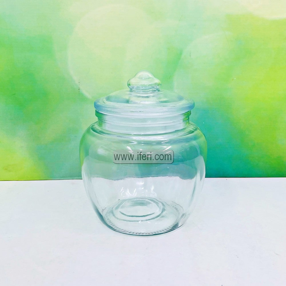 6.5 Inch Airtight Glass Cookie Jar / Pickle Jar / Spice Jar BS113