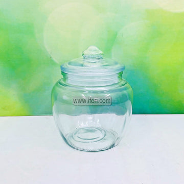 6.5 Inch Airtight Glass Cookie Jar / Pickle Jar / Spice Jar BS113