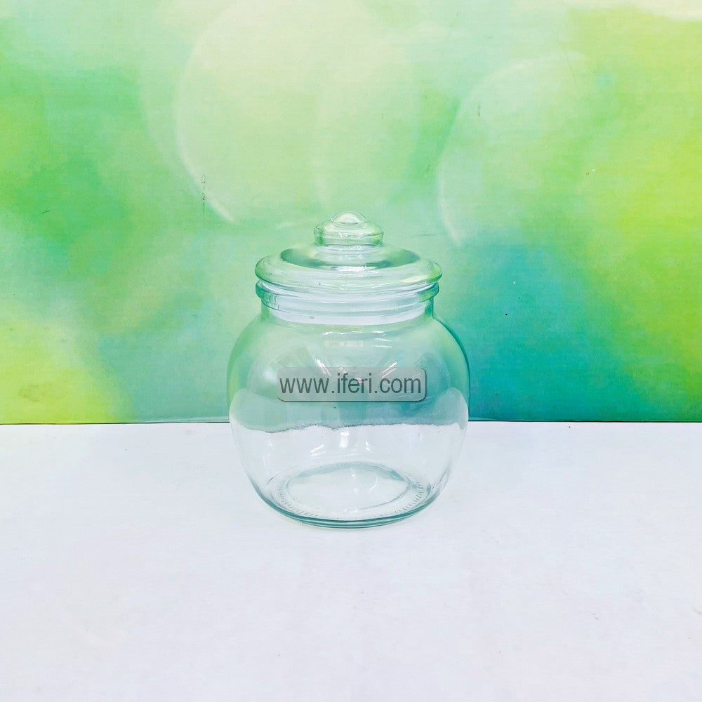 5 Inch Airtight Glass Cookie Jar / Pickle Jar / Spice Jar BS114