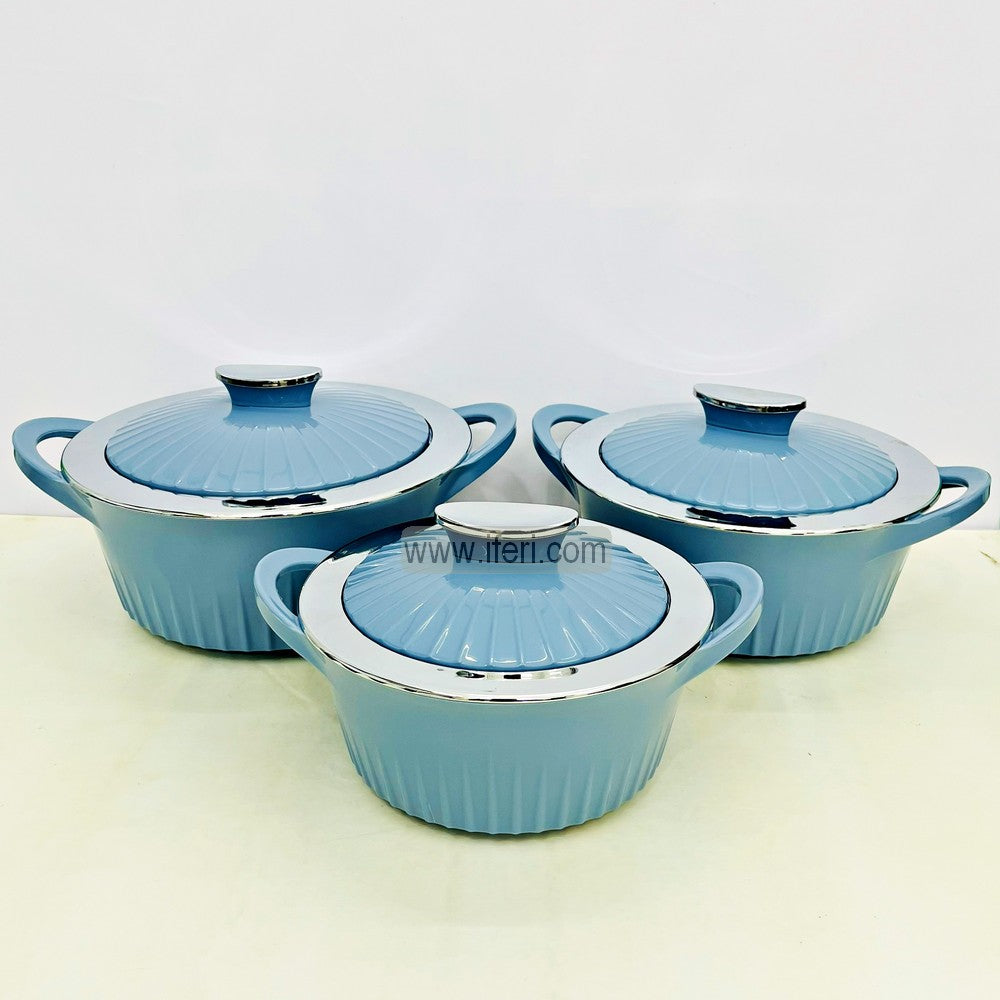 3 Pcs Jaypee Trivia Exclusive Food Storage Hotpot / Thermoware Casserole Set ALM6979