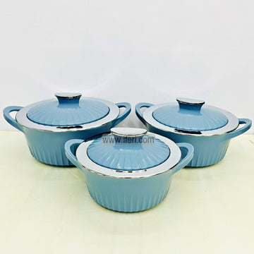 3 Pcs Jaypee Trivia Exclusive Food Storage Hotpot / Thermoware Casserole Set ALM6979