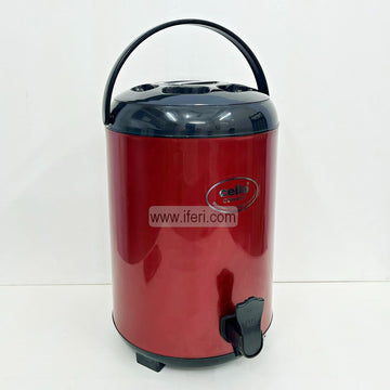 8 Liter Cello Jaguar Stainless Steel Insulated Water Jug with Tap ALM6481