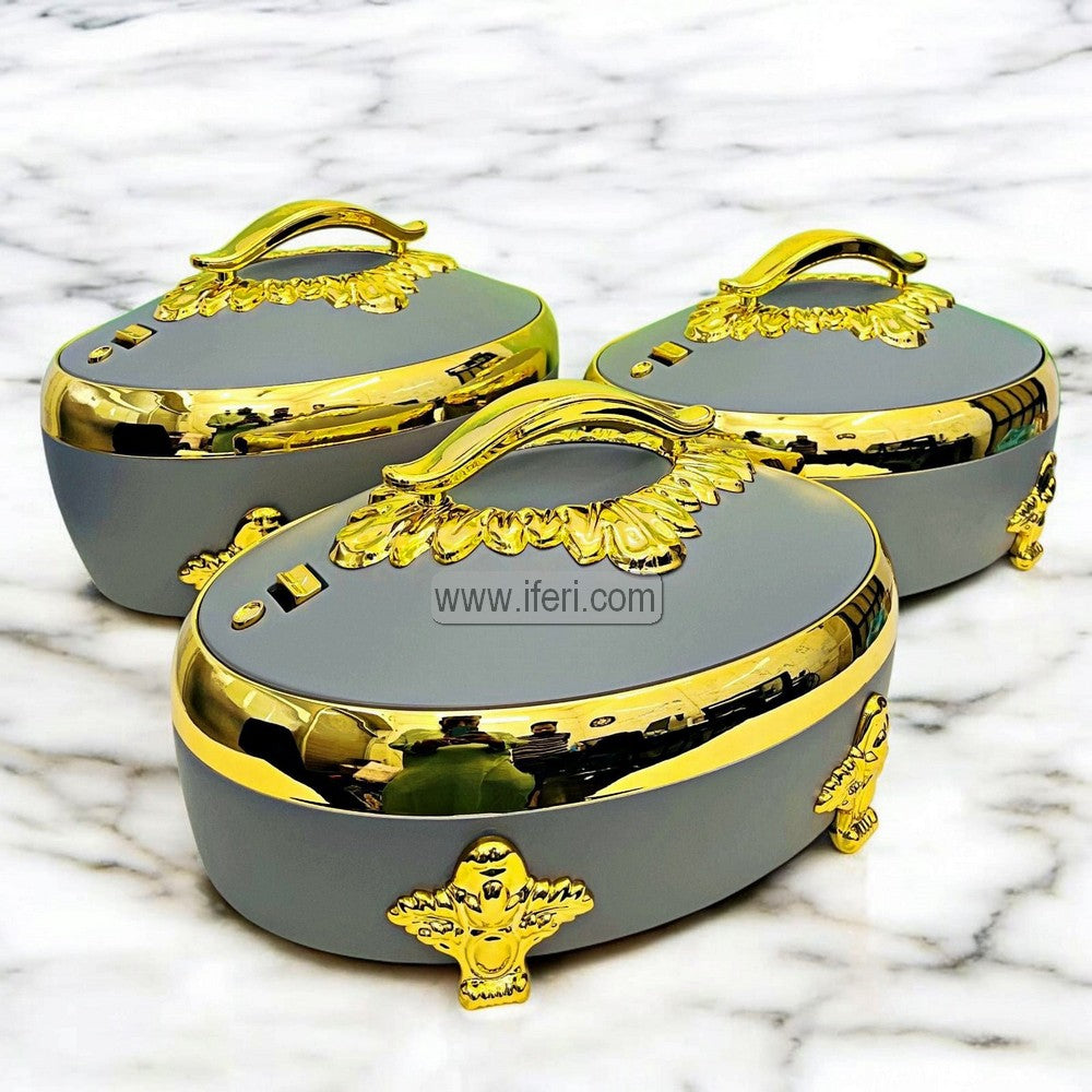 3 Pcs Food Storage Hotpot / Thermoware Casserole Set RY3222