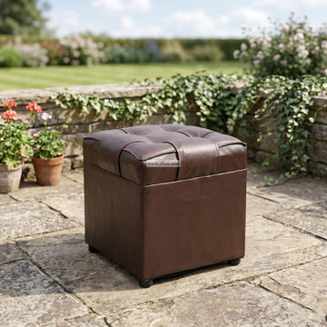 Artificial Leather Low Stool AnZ0056