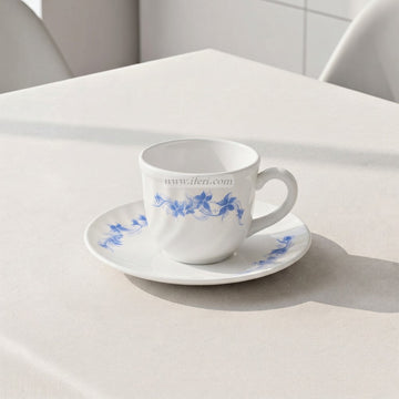 6 Pcs Pyrex Tea Cup & Saucer Set CGA0572