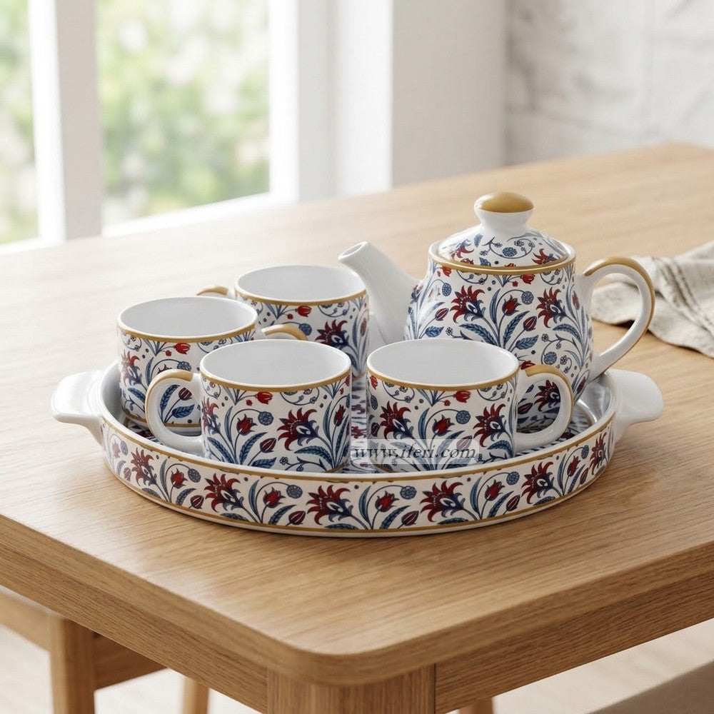 6 Pcs Ceramic Tea Set CGA0253-2