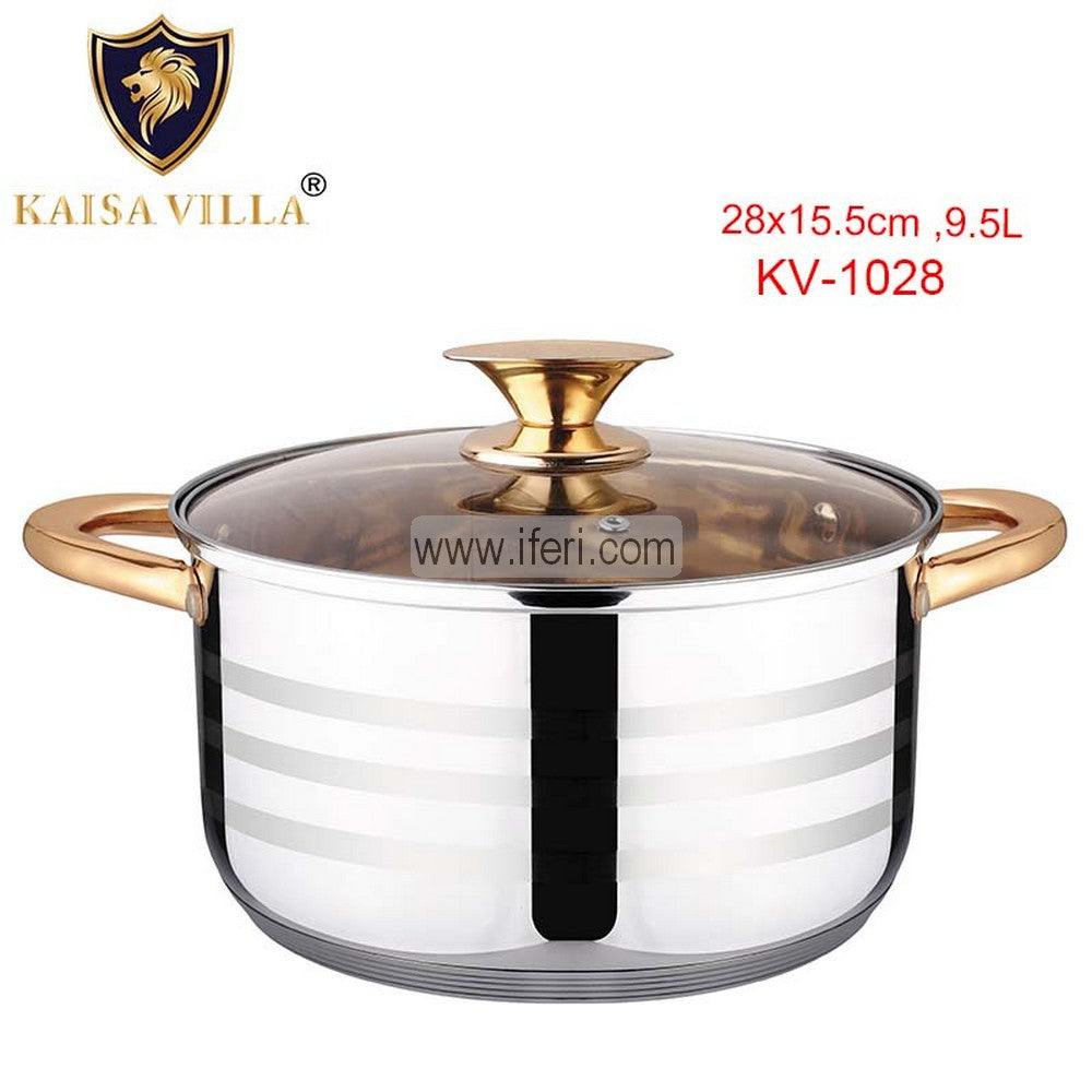 28cm Stainless Steel Cookware with Lid KV-1028