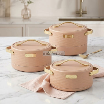 3 Pcs Jaypee Luxura Exclusive Food Storage Hotpot / Thermoware Casserole Set ALM6983