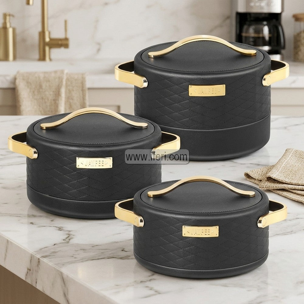3 Pcs Jaypee Luxura Exclusive Food Storage Hotpot / Thermoware Casserole Set ALM6982