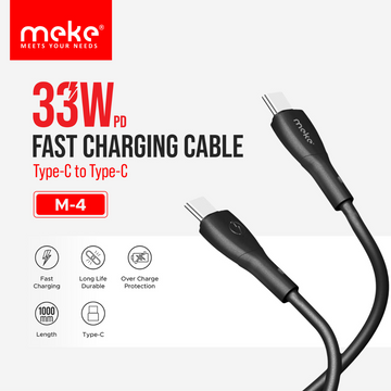 Meke 33W PD Fast Charging Cable Type-C to Type-C M4 GT1039