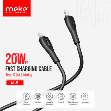 Meke 20W PD Fast Charging  Cable Type-C to  Lightning M5 GT1040