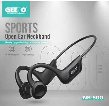 Geeoo Sports Open Ear Neckband with Digital Display Power NB500 GT2011