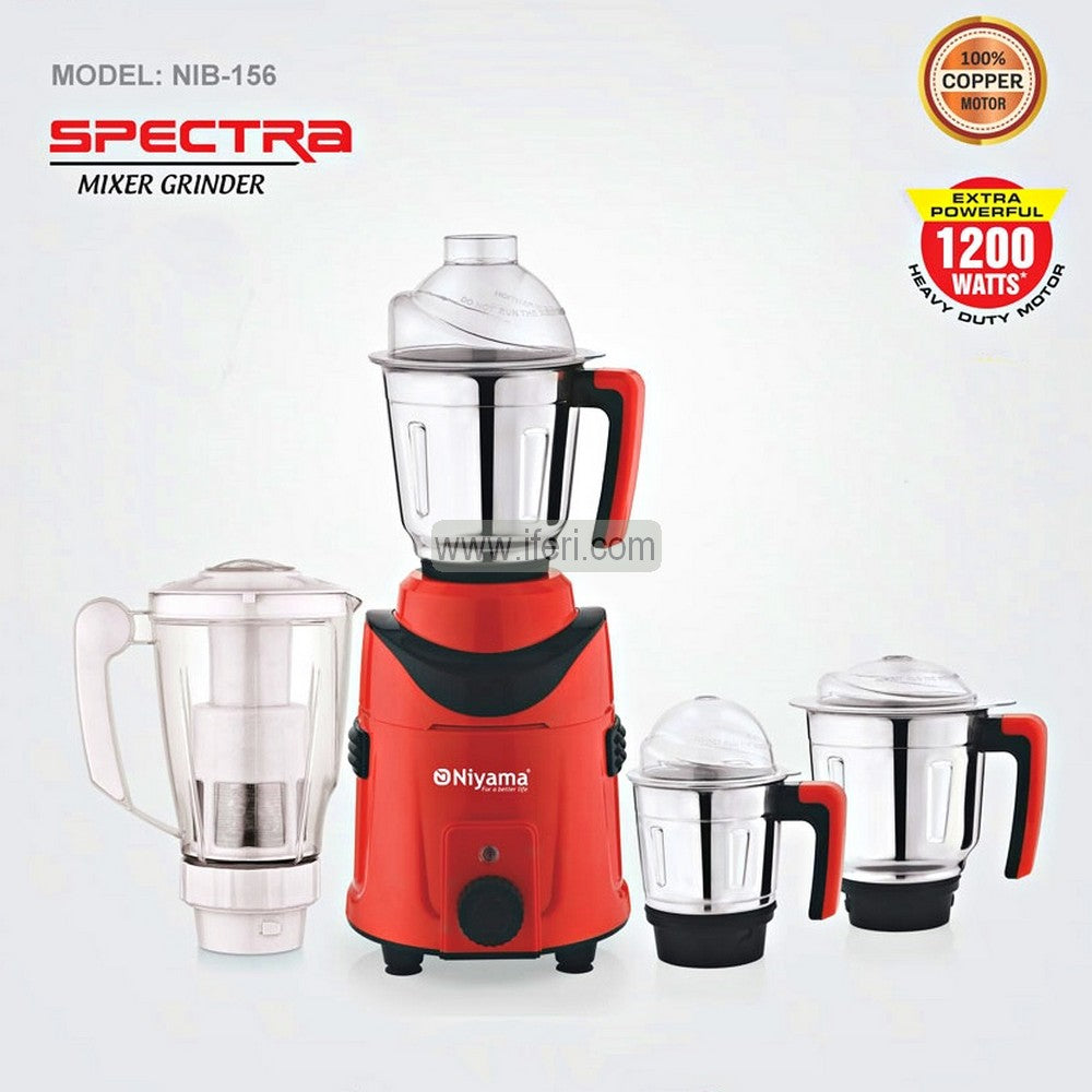 Niyama Spectra 1200W Mixer Grinder Blender NIB-156