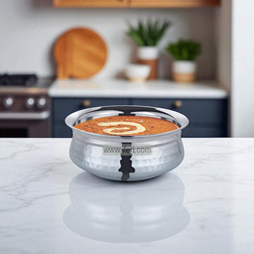 13cm Stainless Steel Hammered Serving Bowl / Handi ALM6542