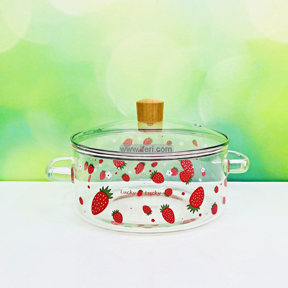 2.6 Liter Heat Resistant Borosilicate Glass Cooking Pot RH0378