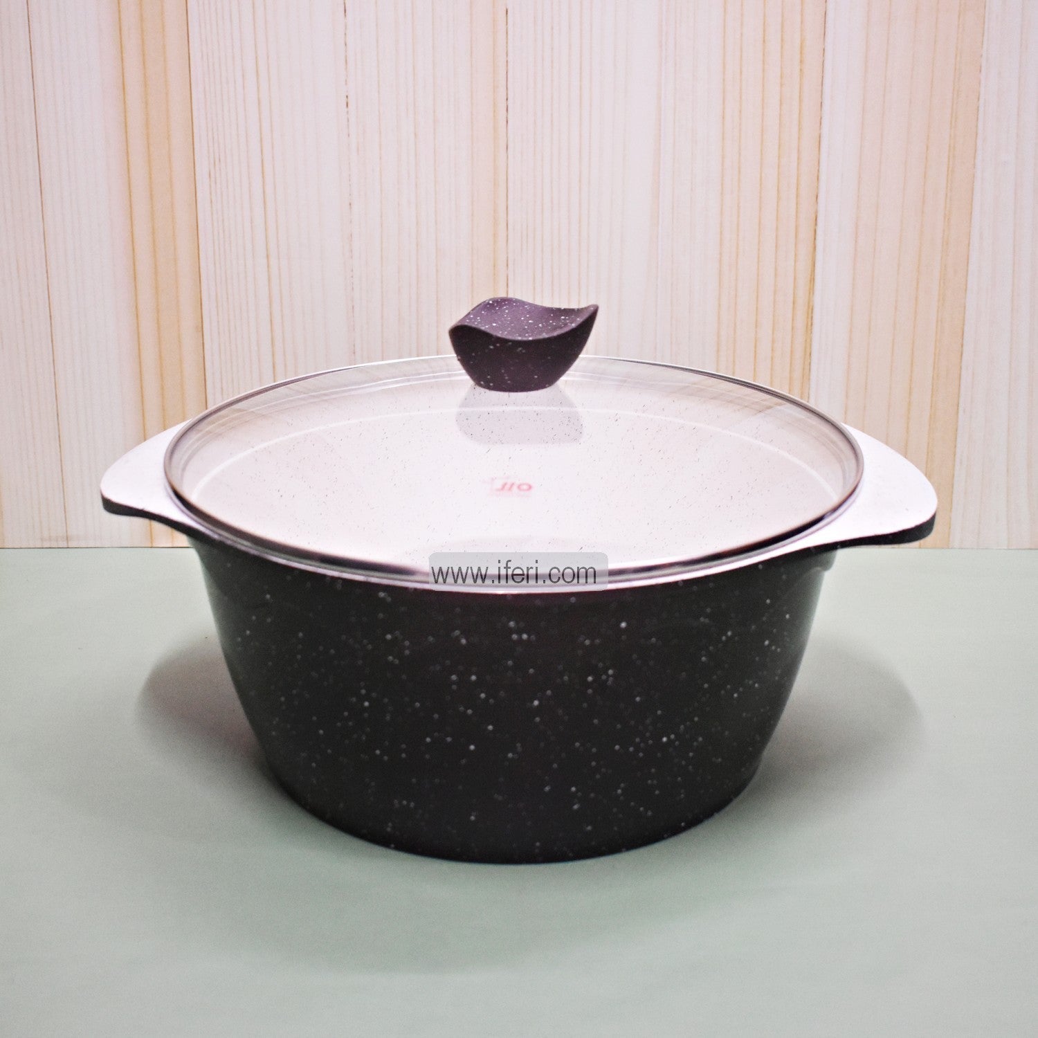 26cm JIO Non Stick Granite Coated Cookware with Lid RH1864