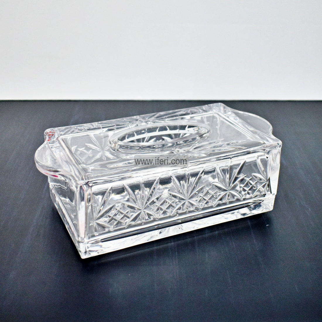Buy Crystal Glass Tissue Box through online from iferi.com