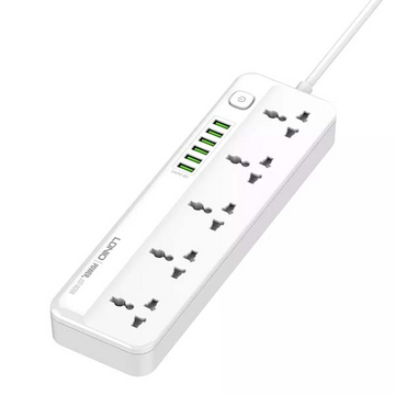 LDNIO SC5614 Power Strip 5 AC Outlets and 6 USB Charging Ports (EU 2 Pin) LDN1012