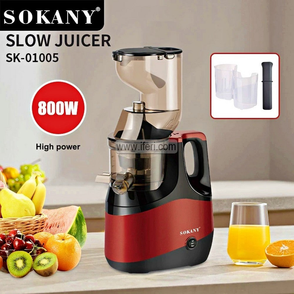 Sokany 800W Slow Juicer, Juice Extractor SK-01005