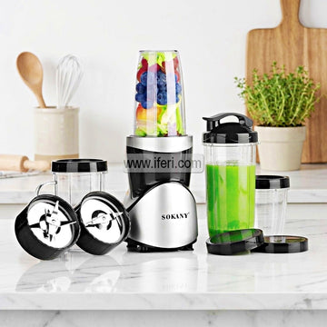 900W Sokany  6 in 1 Electric Multipurpose Blender, Mixer & Juicer SK-03046