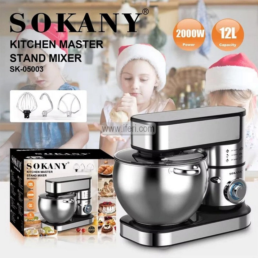Sokany 12 Liter Kitchen Master Stand Mixer SK-05003