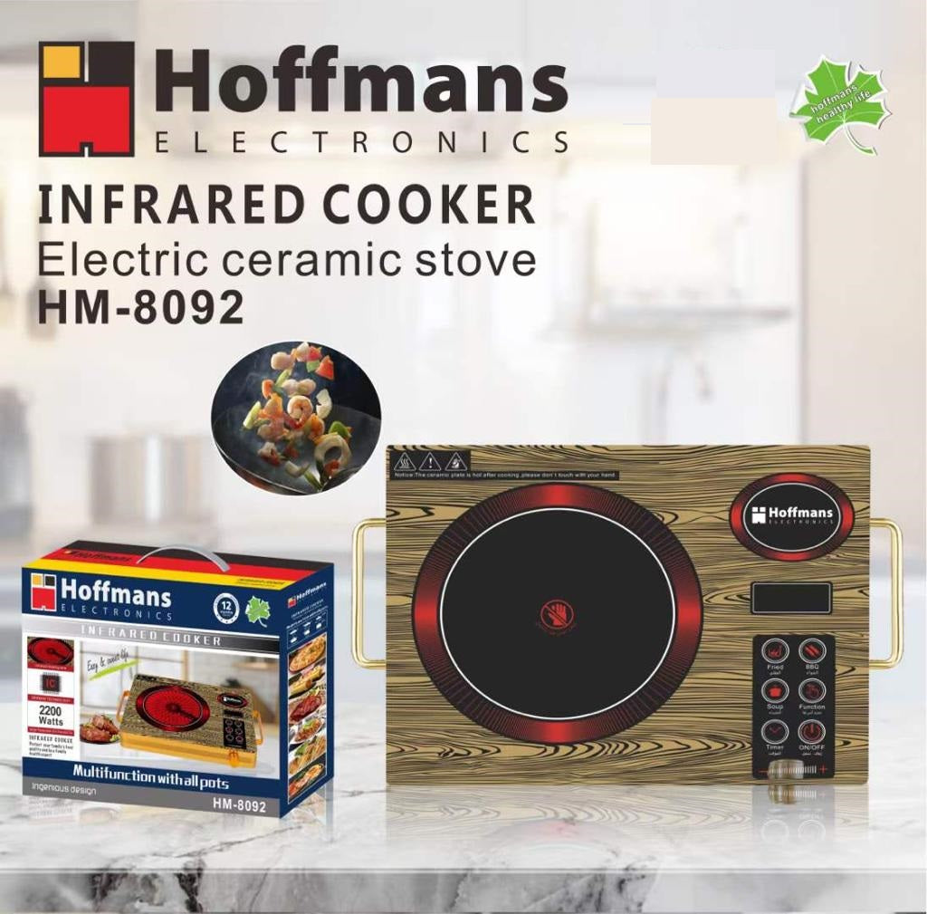 Hoffmans 2200W Infrared Cooker HM-8092