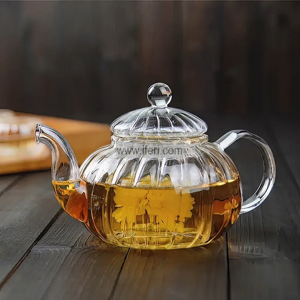 600ml Borosilicate Glass Tea Pot with Infuser UNQ0368