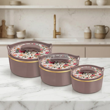 3 Pcs Trueware Royal Exclusive Food Storage Hotpot / Thermoware Casserole Set ALM6995