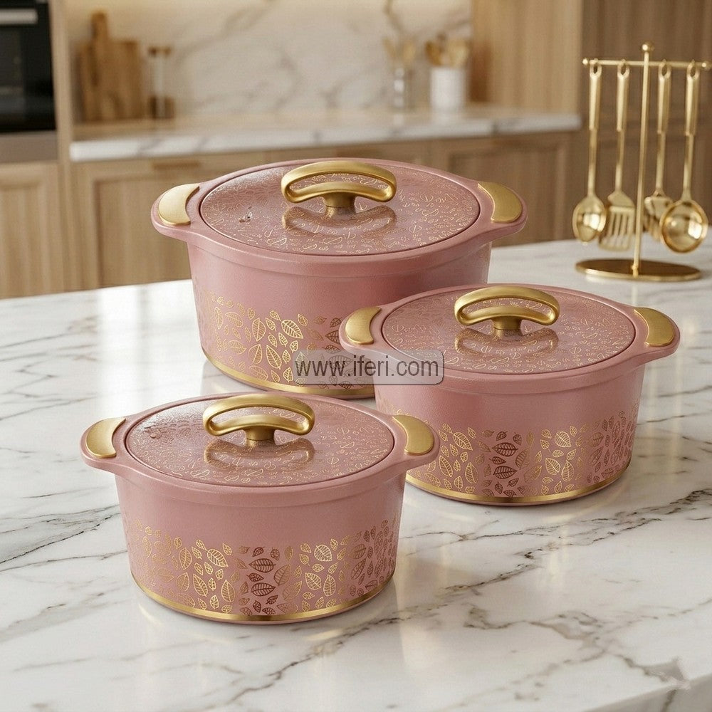 3 Pcs Trueware Desire Exclusive Food Storage Hotpot / Thermoware Casserole Set ALM6989