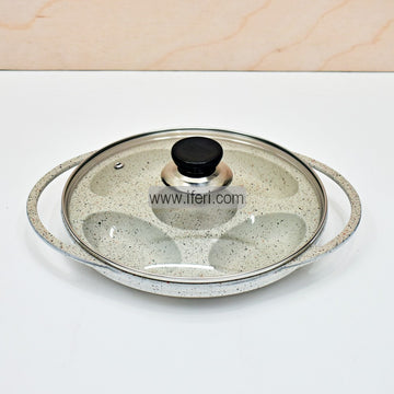24cm Non-Stick Pitha Ful Pan/ Karai with Glass Lid RC0010